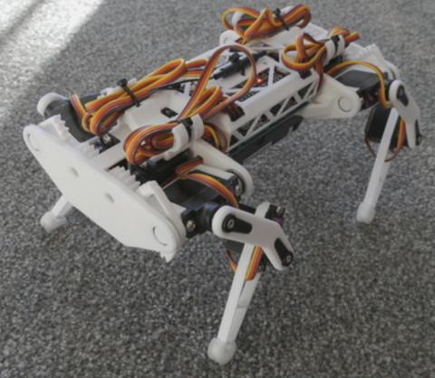 Robot dog, quadruped robot, 12DOF, 3DOF per leg